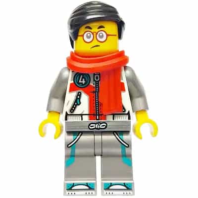 Mr. Tang - White Jacket, Flat Silver Legs