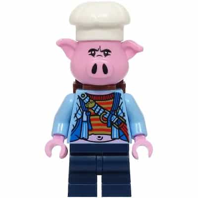 Pigsy - Bright Light Blue Open Jacket, Backpack