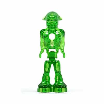 Mars Mission Alien with Marbled Glow In Dark Torso