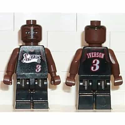 NBA Allen Iverson, Philadelphia 76ers #3 (Black Uniform)