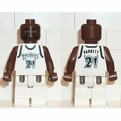 NBA Kevin Garnett, Minnesota Timberwolves #21 (White Uniform)