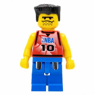 NBA Player, Number 10 with Blue Legs