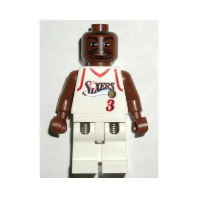 NBA Allen Iverson, Philadelphia 76ers #3 (White Uniform)