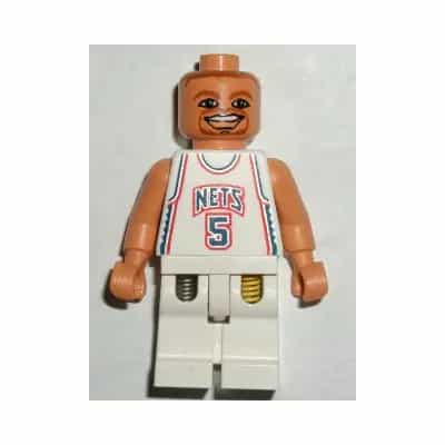 NBA Jason Kidd, New Jersey Nets #5 (White Uniform)