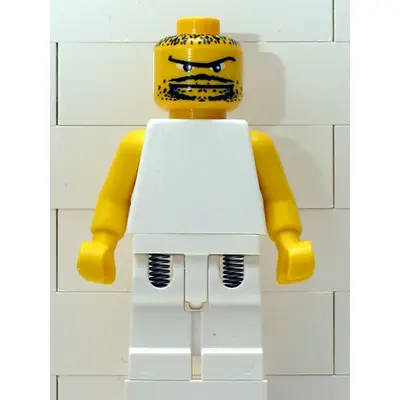 NBA Player White Torso, White Legs #2