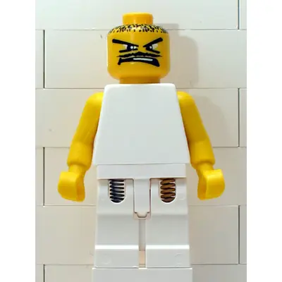 NBA Player White Torso, White Legs #4