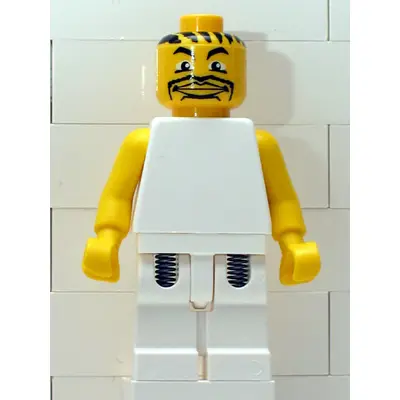 NBA Player White Torso, White Legs #5