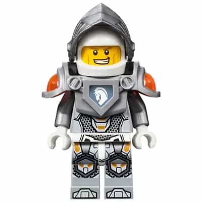 Lance Richmond - Flat Silver Visor and Armor