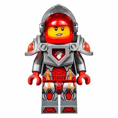 Macy Halbert - Flat Silver Visor and Armor
