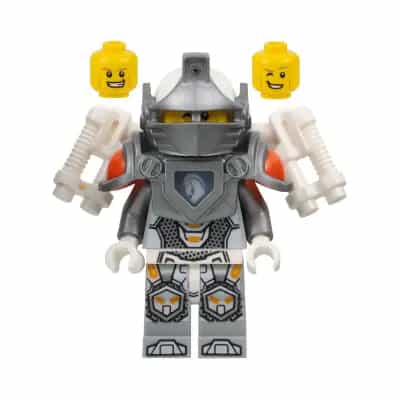 Lance Richmond - Flat Silver Visor and Armor, Jet Pack
