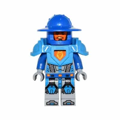 Royal Soldier / King's Guard - Blue Helmet with Broad Brim, Dark Azure Armor, Light Bluish Gray Hands