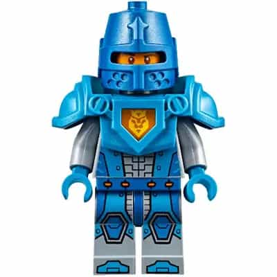 Royal Soldier / King's Guard - Blue Helmet with Eye Slit, Dark Azure Armor and Hands