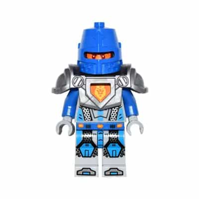 Royal Soldier / King's Guard - Blue Helmet with Eye Slit, Flat Silver Armor
