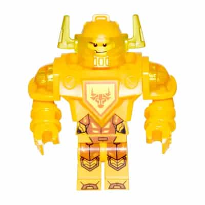 Axl - Trans-Yellow Visor, Bright Light Orange Torso (Ultimate Axl)