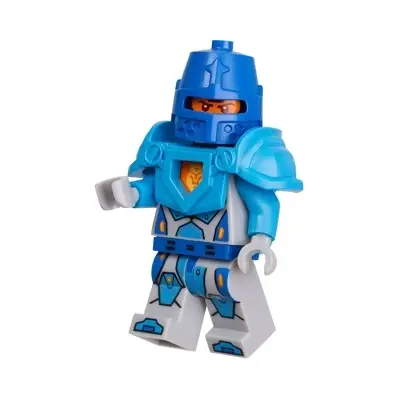 Royal Soldier / King's Guard - Blue Helmet with Eye Slit, Dark Azure Armor, Light Bluish Gray Hands