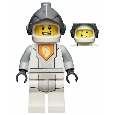 Lance Richmond - Flat Silver Visor (Battle Suit Lance)