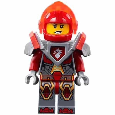 Macy Halbert - Trans-Neon Orange Visor, Flat Silver Armor