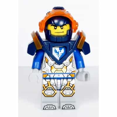 Clay Moorington - Dark Blue Helmet, Trans-Neon Orange Visor, Dark Blue Armor