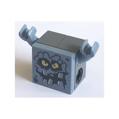 Brickster - Small with Technic Bricks 1 x 2