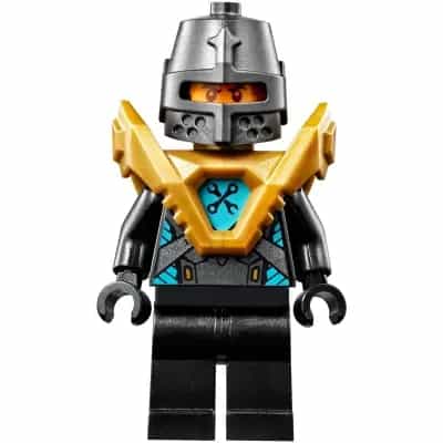 Robin Underwood - Pearl Dark Gray Helmet, Black Legs, Pearl Gold Armor