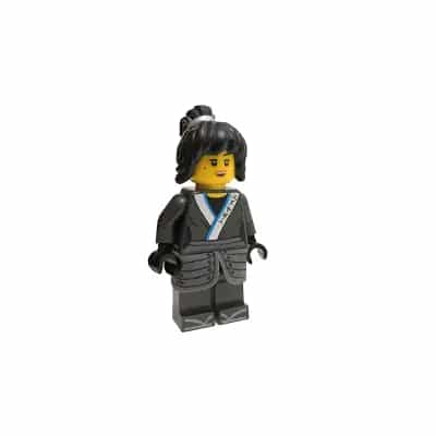 Nya - The LEGO Ninjago Movie, Cloth Armor Skirt, Hair, Crooked Smile / Open Mouth Smile