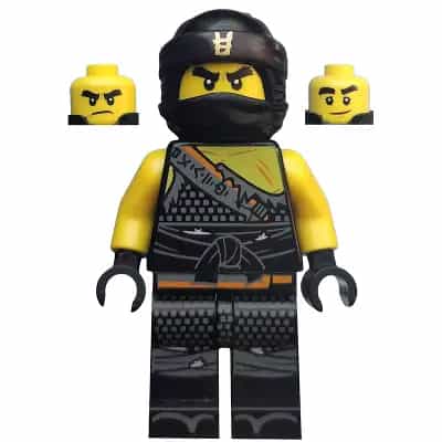 Cole - Hunted, Gold Asian Symbol on Bandana