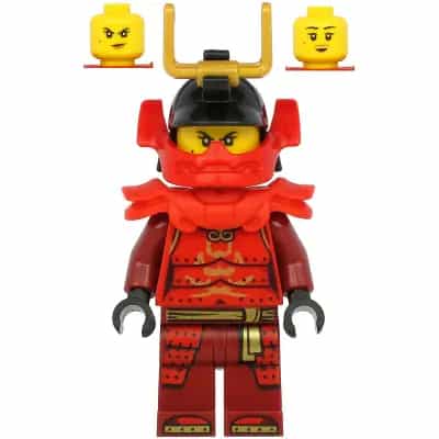 Samurai X (Nya) - Legacy, Red Shoulder Pads