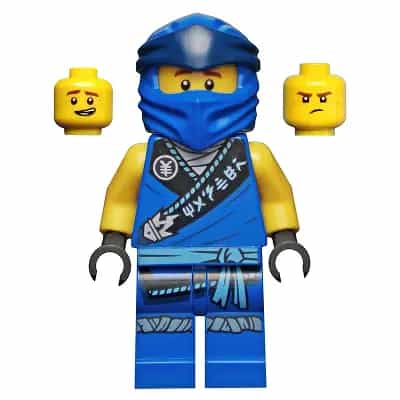 Jay - Legacy, Rebooted, Ninjago Logogram 'MASTER' on Torso, Wrap