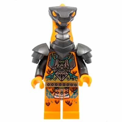 Boa Destructor - Breastplate Torso, Pearl Dark Gray Head, Shoulder Pads