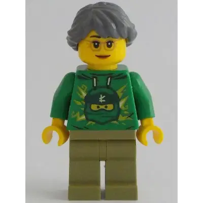 Misako - Green Hoodie