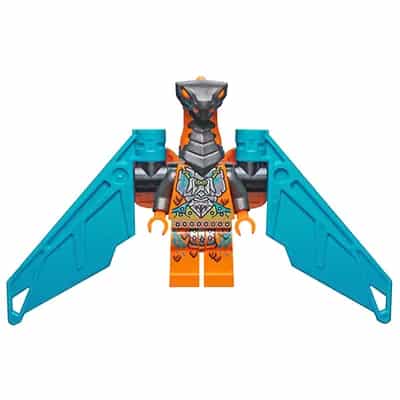 Boa Destructor - Breastplate Torso, Pearl Dark Gray Head, Jet Pack