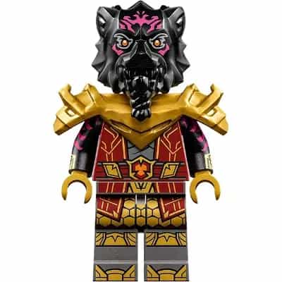 Lord Ras - Dark Red Robe, Pearl Gold Shoulder Armor