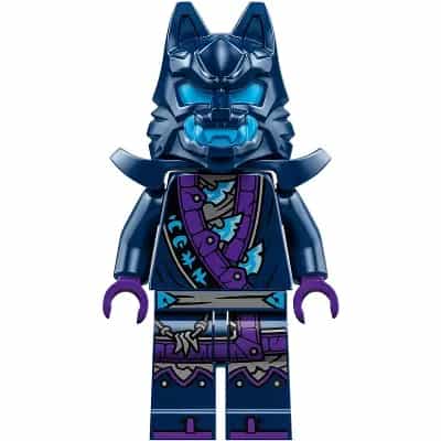 Wolf Mask Warrior / Wolf Mask Claw Warrior - Dark Blue and Dark Azure Mask, Shoulder Armor