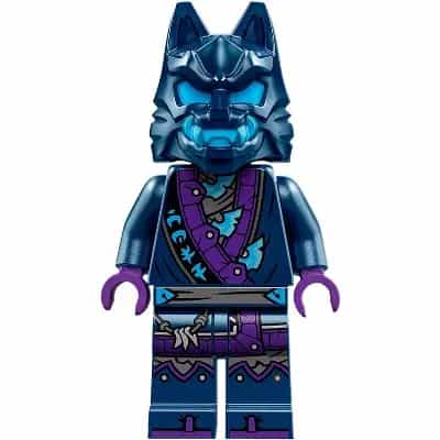 Wolf Mask Warrior - Dark Blue and Dark Azure Mask