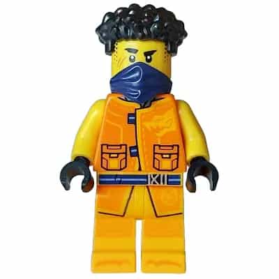 Arin - Tang Jacket, Dark Blue Bandana