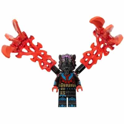 Lord Ras - Dark Pink Markings, Red Muscles, Energy Claws