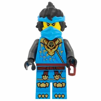 Nya - Dragons Rising, Tunic with Dragon Head, Hair, Belt Scabbard