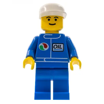 Octan - Blue Oil, Blue Legs, White Cap