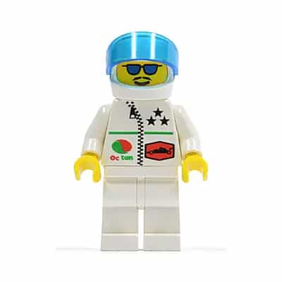 Octan - Stars, White Legs, White Helmet, Trans-Dark Blue Visor