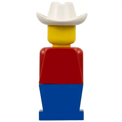 LEGOLAND - Red Torso, Blue Legs, White Cowboy Hat