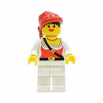 Pirate Female, White Legs, Red Bandana