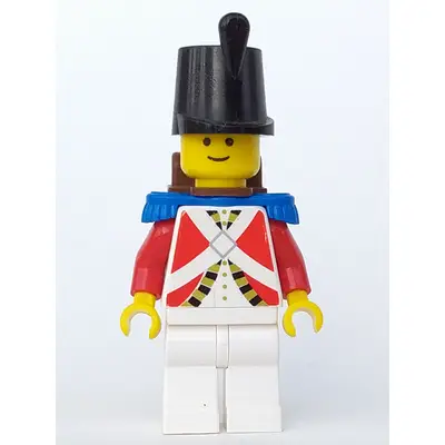 Imperial Guard with Blue Epaulettes and Brown Backpack Non-Opening