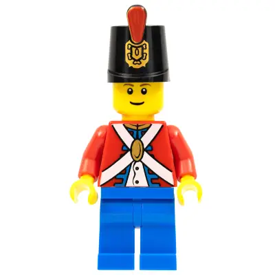 Imperial Soldier II - Shako Hat Printed, Blue Legs, Male, Reddish Brown Eyebrows