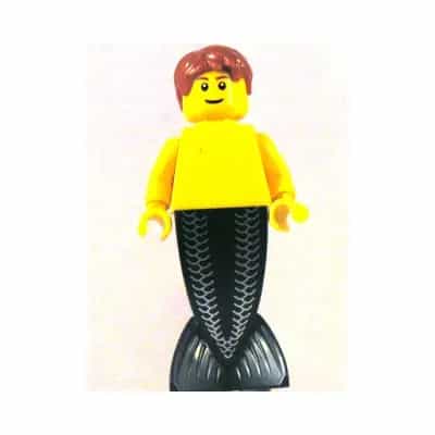Merman - Dark Orange Hair (Undetermined Eyebrows)