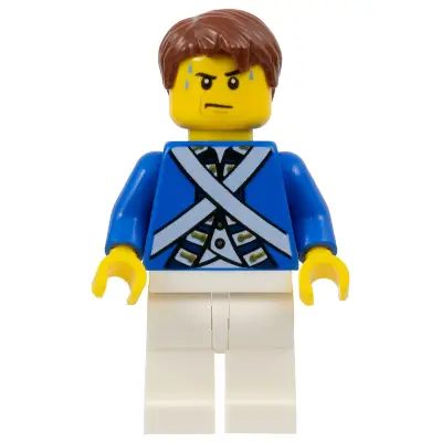 Bluecoat Soldier 5 - Sweat Drops, Reddish Brown Hair