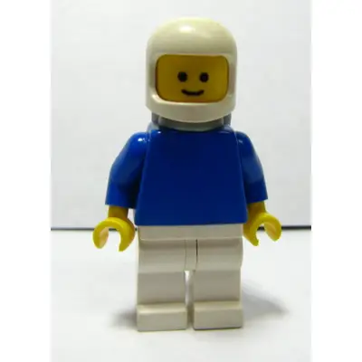 Plain Blue Torso with Blue Arms, White Legs, White Classic Helmet, Air Tanks