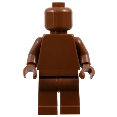 Plain Reddish Brown Torso, Reddish Brown Legs, Reddish Brown Head (Monochrome)
