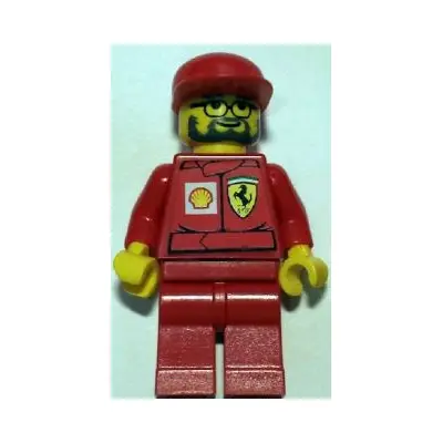 F1 Ferrari Engineer 2 - with Shell Torso Stickers