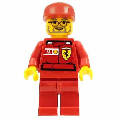 F1 Ferrari Engineer 2 - with Vodafone Shell Torso Stickers