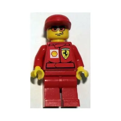 F1 Ferrari Engineer 3 - with Shell Torso Stickers